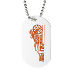Big Wheel Bike Life Official Dog Tag - H.D Orange